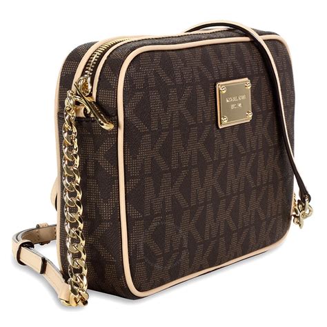 michael kors crossbody bruin|michael kors brown crossbody.